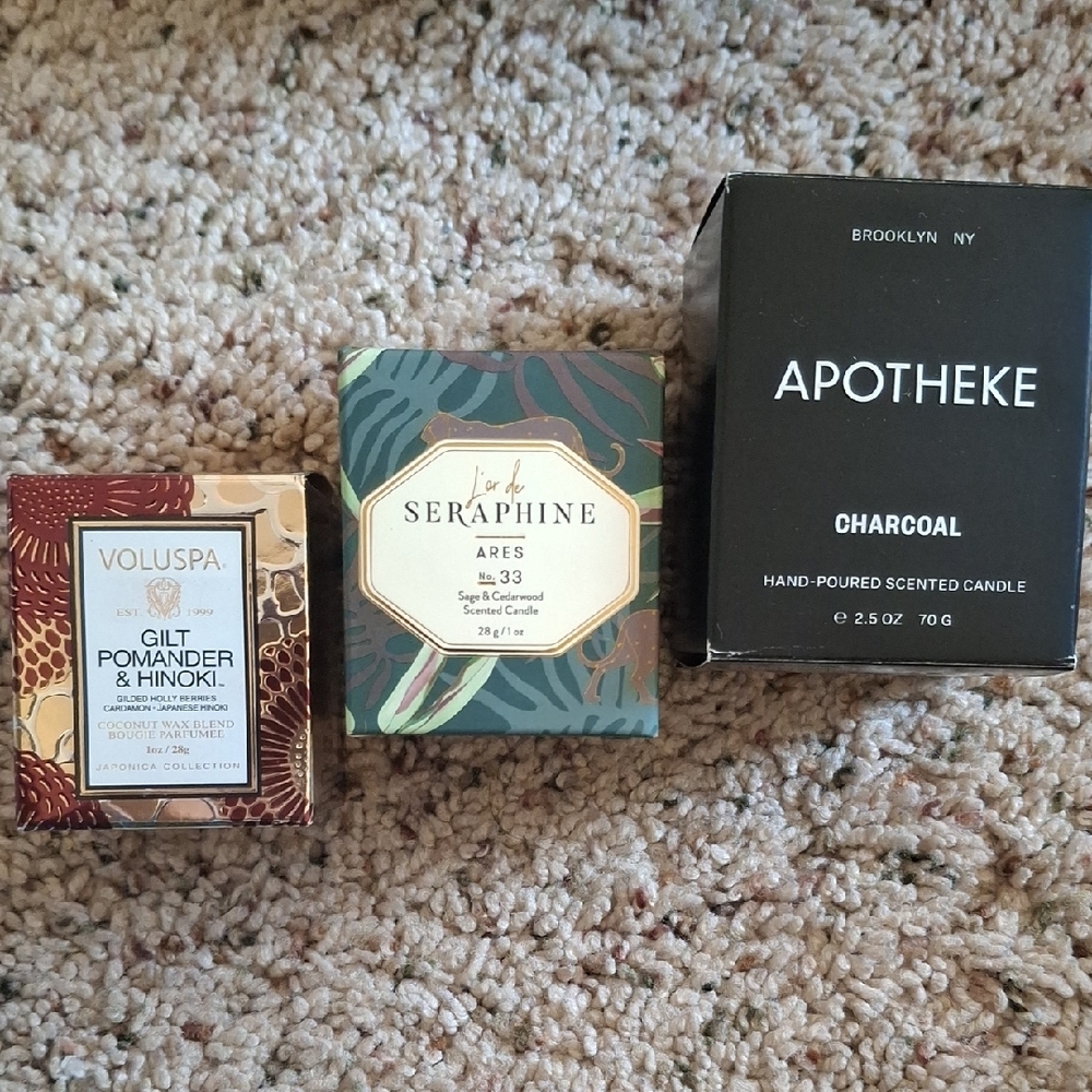 Voluspa and Apotheke Scented Candle Set